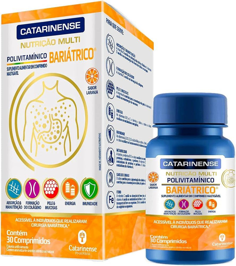 Vitamina Bariátrica Catarinense Comprimidos Mastigáveis