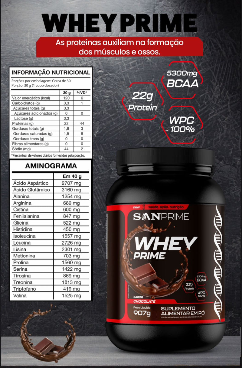 Whey Protein Prime Sanprime (2 Unidades)